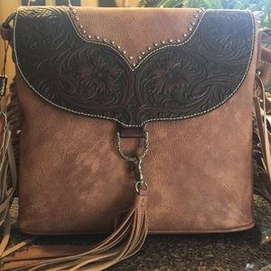 Trinity ranch leather purse